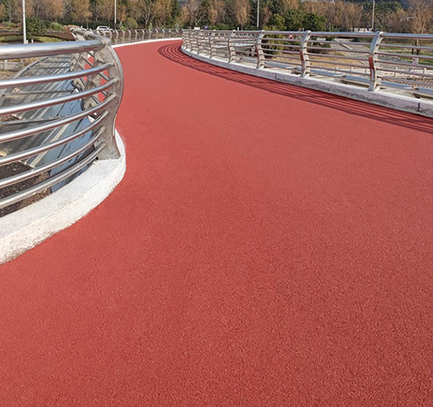 水性彩漿防滑路面